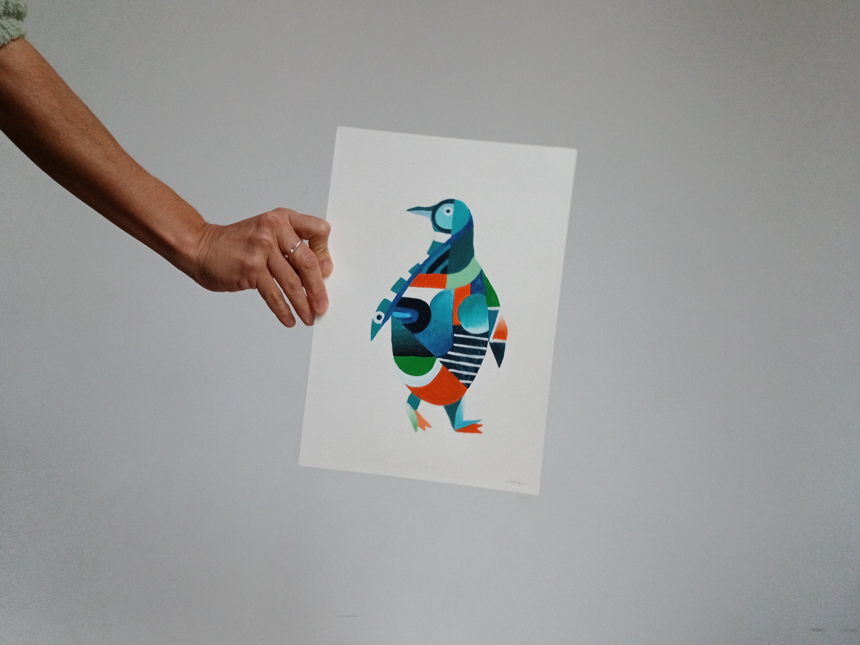 Pingüí abstracte